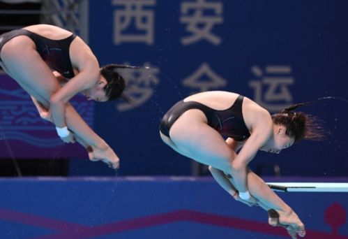 全运会女子跳水团体决赛，全红婵率领广东队夺冠，陕西队获得季军